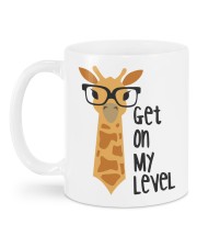 Giraffe Get On My Level Mug back