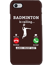 Badminton Is Calling Phone Case tile