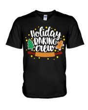 Holiday Baking Crew V-Neck T-Shirt tile