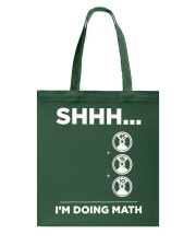 Fitness I'm Doing Math Tote Bag tile
