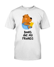 Librarian Books Are My Friends Premium Fit Mens Tee tile