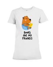 Librarian Books Are My Friends Premium Fit Ladies Tee tile