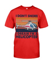 Pilot I Dream I'm A Helicopter Premium Fit Mens Tee tile