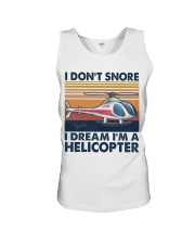 Pilot I Dream I'm A Helicopter Unisex Tank tile