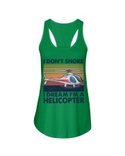 Pilot I Dream I'm A Helicopter Ladies Flowy Tank tile