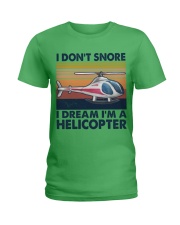 Pilot I Dream I'm A Helicopter Ladies T-Shirt tile