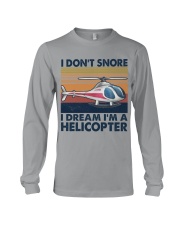 Pilot I Dream I'm A Helicopter Long Sleeve Tee tile