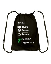 Soccer Repeat Drawstring Bag tile