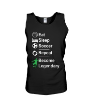 Soccer Repeat Unisex Tank tile