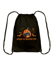 Hockey Catching The Halloween Spirit Drawstring Bag tile