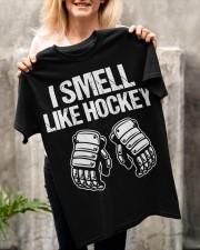 I Smell Like Hockey Classic T-Shirt apparel-classic-tshirt-lifestyle-front-117