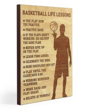 Basketball Life Lessons Gallery Wrapped Canvas Prints tile