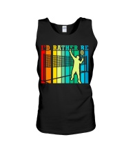 Badminton I'd Rather Be Unisex Tank tile