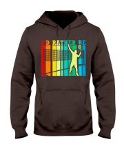 Badminton I'd Rather Be Hooded Sweatshirt tile