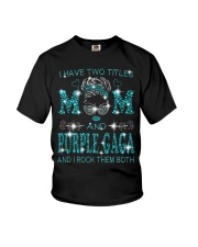 I Have Two Titles Mom And Purple Gaga Youth T-Shirt tile