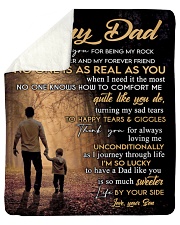 To My Dad - Son Sherpa Fleece Blanket - 50" x 60" thumbnail