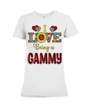 I Love Being A Gammy Premium Fit Ladies Tee tile