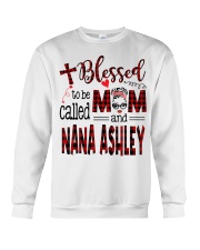 Blessed To Be Called Mom And Nana Ashley Crewneck Sweatshirt tile