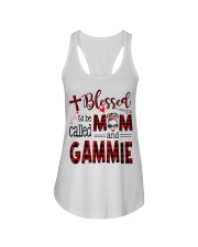 Blessed To Be Called Mom And Gammie Ladies Flowy Tank tile