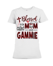 Blessed To Be Called Mom And Gammie Premium Fit Ladies Tee tile