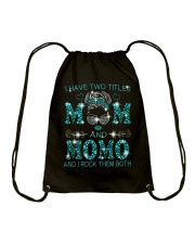 I Have Two Titles Mom And Momo Drawstring Bag tile