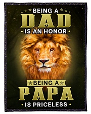To My Dad Small Fleece Blanket - 30" x 40" front
