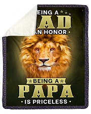To My Dad Sherpa Fleece Blanket tile