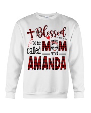Blessed To Be Called Mom And Amanda Crewneck Sweatshirt tile