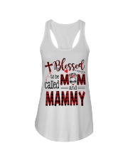 Blessed To Be Called Mom And Mammy Ladies Flowy Tank tile