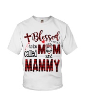 Blessed To Be Called Mom And Mammy Youth T-Shirt tile