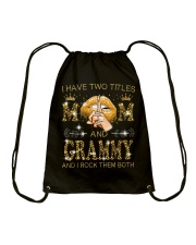 I Have Two Titles Mom And Grammy Drawstring Bag tile
