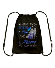 I Have Two Titles Mom And Moomoo Drawstring Bag tile