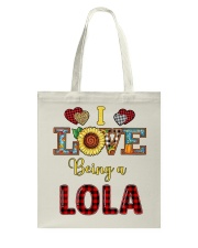 I Love Being A Lola Tote Bag tile