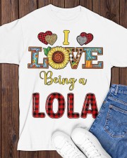 I Love Being A Lola Classic T-Shirt apparel-classic-tshirt-lifestyle-front-158