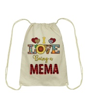 I Love Being A Mema Drawstring Bag tile