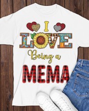 I Love Being A Mema Classic T-Shirt apparel-classic-tshirt-lifestyle-front-158