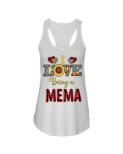 I Love Being A Mema Ladies Flowy Tank tile