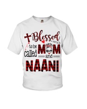 Blessed To Be Called Mom And Naani Youth T-Shirt tile