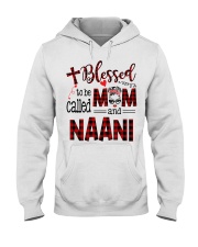 Blessed To Be Called Mom And Naani Hooded Sweatshirt tile