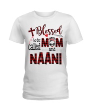 Blessed To Be Called Mom And Naani Ladies T-Shirt tile