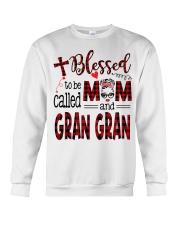 Blessed To Be Called Mom And Gran Gran Crewneck Sweatshirt tile