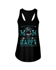 I Have Two Titles Mom And Happy Ladies Flowy Tank tile