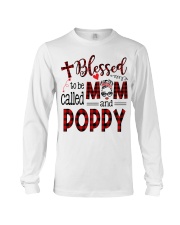 Blessed To Be Called Mom And Poppy Long Sleeve Tee tile
