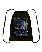 I Have Two Titles Mom And Sugie Drawstring Bag tile