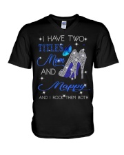 I Have Two Titles Mom And Mappy V-Neck T-Shirt tile