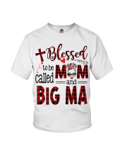Blessed To Be Called Mom And Big ma Youth T-Shirt tile