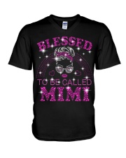 Blessed To Be Called Mimi V-Neck T-Shirt tile