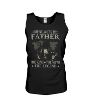 Black Father Unisex Tank tile