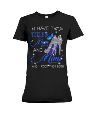 I Have Two Titles Mom And Mimi Premium Fit Ladies Tee tile