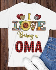 I Love Being A Oma Classic T-Shirt apparel-classic-tshirt-lifestyle-front-158